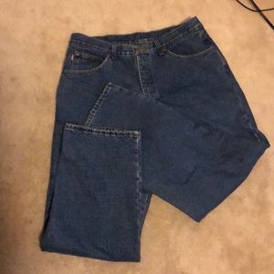 L.L. Bean Jeans 35 x 30 Flannel Lined